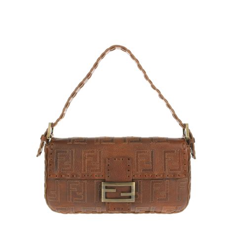 fendi vintage leather baguette|vintage Fendi baguette sale.